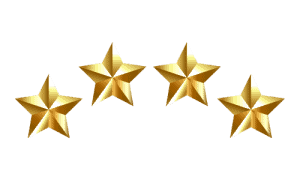 4 golden stars